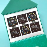 Good health+Good luck_24pcs_blue_square