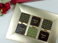 Chocolate Tablets 12pcs THANK YOU+SMILEY FACE+STARS